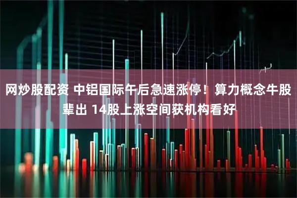 网炒股配资 中铝国际午后急速涨停！算力概念牛股辈出 14股上涨空间获机构看好